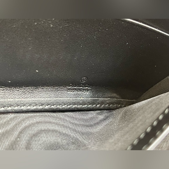 Authentic Gucci Black Marmot Wallet on Chain - Picture 12 of 13